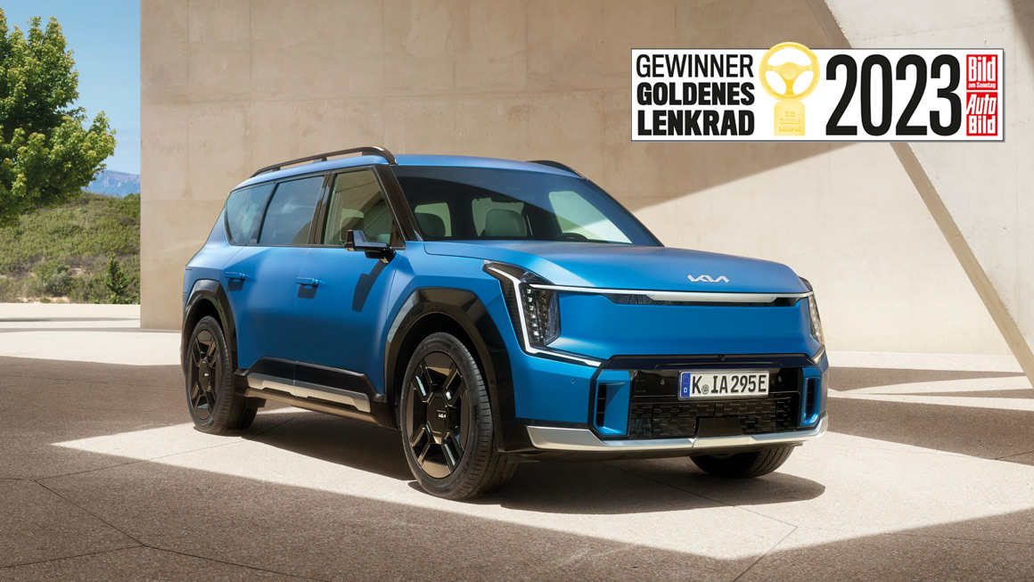 Kia EV9 - Goldene Lenkrad